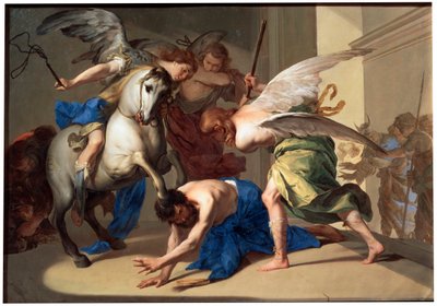 寺院からのヘリオドロスの追放、c1650 作： Bernardo Cavallino