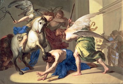 寺院からのヘリオドロスの追放、1650年頃 作： Bernardo Cavallino
