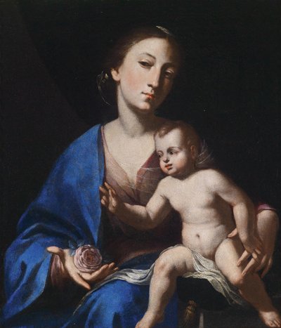 聖母子 作： Bernardo Cavallino