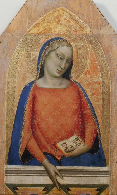 Magnificat のマドンナ、1335 年頃。 作： Bernardo Daddi