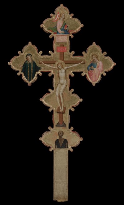 ポータブル、両面クロスレクト、1335-1340 作： Bernardo Daddi