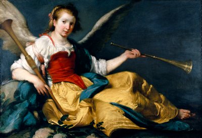 名声のアレゴリー 作： Bernardo Strozzi