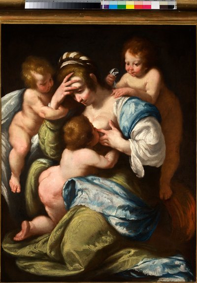 キリスト教の慈善団体、1610年頃（キャンバスに油彩） 作： Bernardo Strozzi