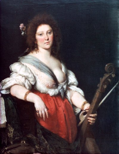 Gamba Player、c1635 作： Bernardo Strozzi
