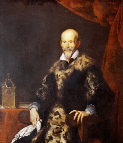 ジェノバ貴族の肖像、1615年。 作： Bernardo Strozzi