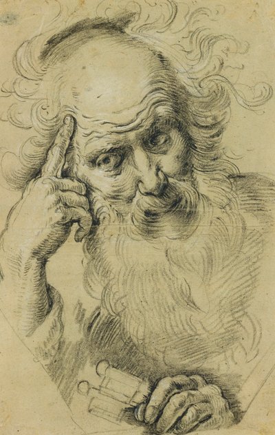 聖ペテロ瞑想;聖ペテロ瞑想、 作： Bernardo Strozzi