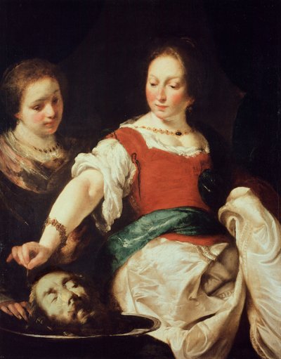 ストロッツィ、ベルナルド（1581-1644） サロメ 油彩、キャンバス 1630年以降 ベルリン国立美術館 124x94 作： Bernardo Strozzi