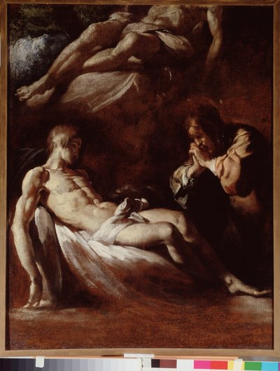 沈着のための習作 ベルナルド・ストロッツィ（1581-1644）の絵画 作： Bernardo Strozzi