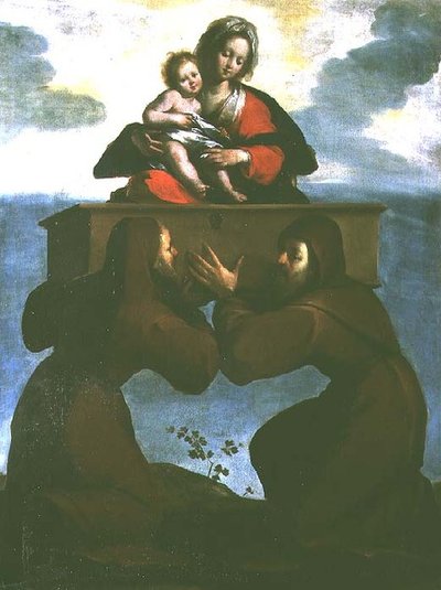 マドンナ・オディジタリアの出現 作： Bernardo Strozzi