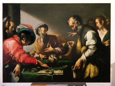 聖マタイの召し、1620年頃 作： Bernardo Strozzi