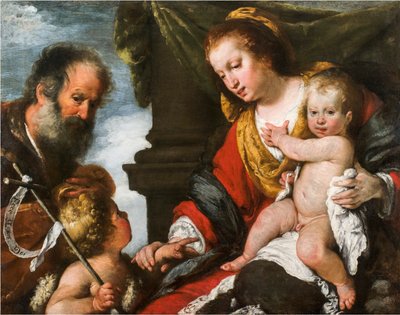 聖家族。 作： Bernardo Strozzi