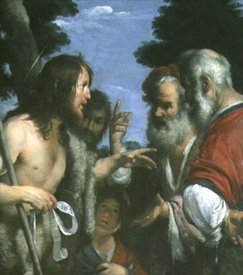 洗礼者聖ヨハネの説教」1644年頃 作： Bernardo Strozzi