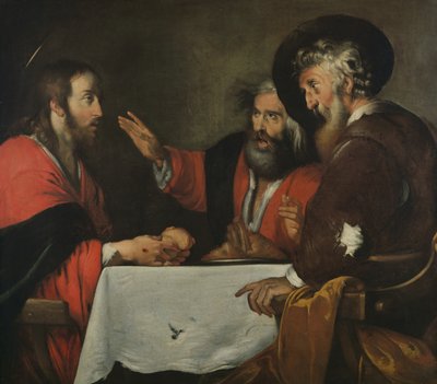 エマオの晩餐 作： Bernardo Strozzi