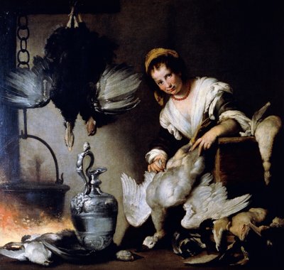料理人」1625年頃、ベルナルド・ストロッツィ（1581-1644）作、油彩・キャンバス。 作： Bernardo Strozzi