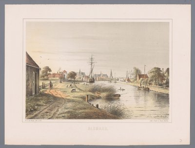 アルクマールの街並み Alkmaar (オブジェクトのシリーズ タイトル) 作： Bernardus Gerardus ten Berge