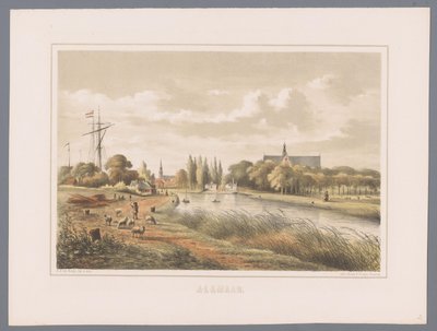アルクマールの街並み Alkmaar (オブジェクトのシリーズ タイトル) 作： Bernardus Gerardus ten Berge