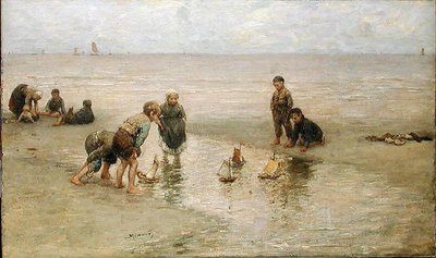 レガッタ（油彩・キャンバス） 作： Bernardus Johannes Blommers or Bloomers