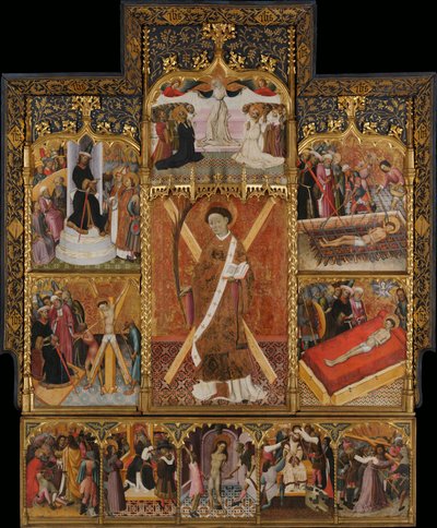セントビンセントの祭壇画 作： Bernat Martorell