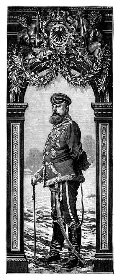 プロイセンのフリードリヒ・カール王子、1900年。 作： Berner