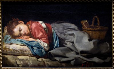 スリーピング・ガール 作： ベルンハルト（1624-87年活躍）カイル
