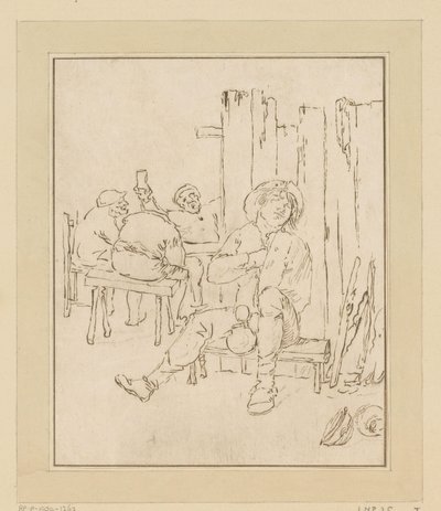 酒場にいた酔っ払いの農夫 作： Bernhard Schreuder