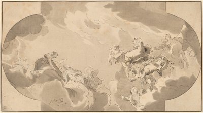 天井装飾 作： Bernhard Schreuder after Jacob de Wit