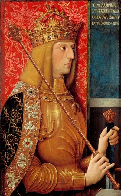 皇帝マクシミリアン1世の肖像1459-1519 作： Bernhard Strigel