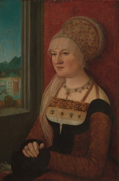 女性の肖像、ca。 1510-15。 作： Bernhard Strigel