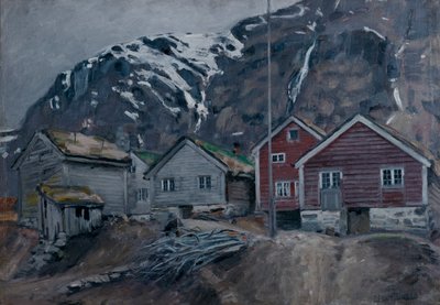 ハイエンの古民家 作： Bernt Wilhelm Tunold