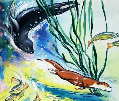 カワウソのフリップテール 作： Bert Felstead