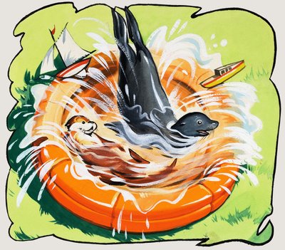 カワウソのフリップテイル 作： Bert Felstead