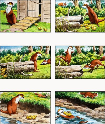 カワウソのフリップテイル 作： Bert Felstead