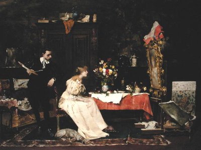 アーティストのスタジオにて 作： Bertelan Karlovsky
