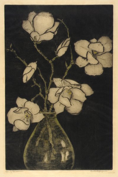 春の花（木蓮） 作： Bertha E. Jaques