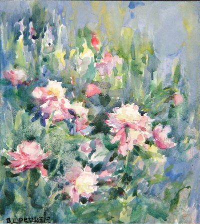 無題の花、1916年。 作： Bertha Eversfield Perrie