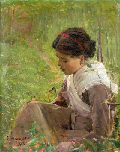 森の中で 作： Bertha Wegmann