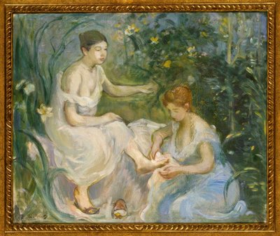 B.モリゾ、バス-絵画、1894 作： Berthe Morisot