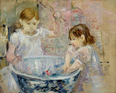 盆地の子供たち、1886 作： Berthe Morisot