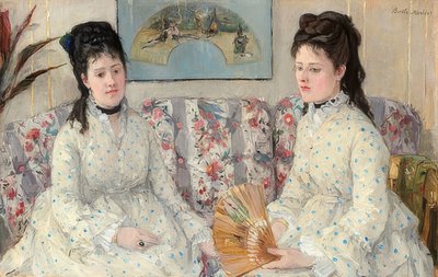 姉妹。 1869 作： Berthe Morisot