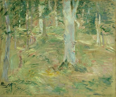 コンピエーニュの森 作： Berthe Morisot