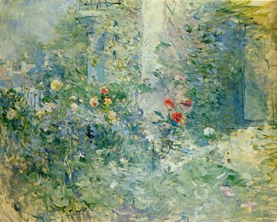 ブージヴァルの庭園1884年のブージヴァルの庭園 作： Berthe Morisot
