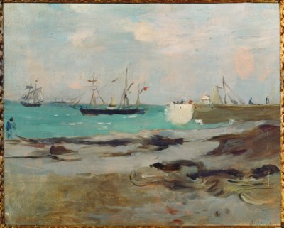 ブローニュ港への入り口 作： Berthe Morisot