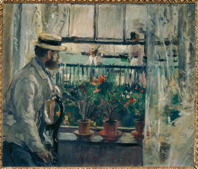 Interieur、ワイト島 作： Berthe Morisot