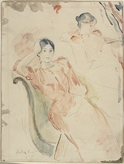 ジャンヌ・ポンティヨン 作： Berthe Morisot