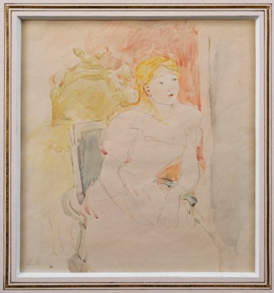 ジュリー・シーテッド 作： Berthe Morisot