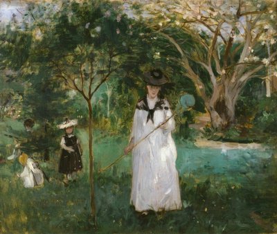 蝶狩り 作： Berthe Morisot