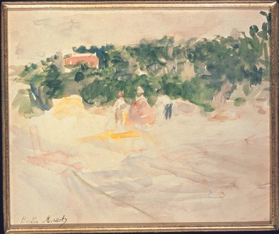 ブージヴァルでの収穫、1882年 作： Berthe Morisot