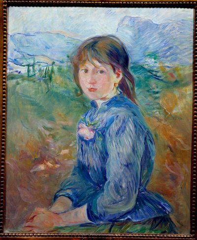 ベルトモリゾによるラプチニコワーズ絵画 作： Berthe Morisot
