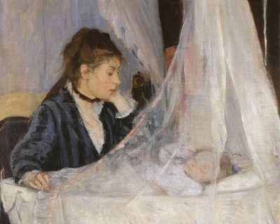 ゆりかご 作： Berthe Morisot