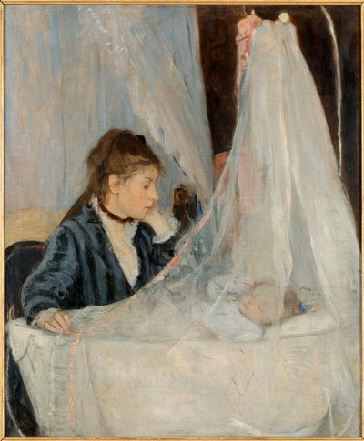 ゆりかご 作： Berthe Morisot